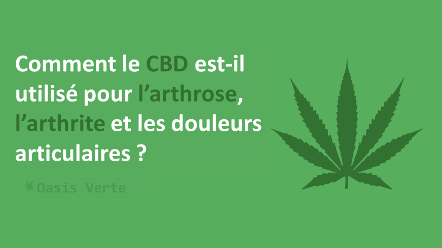 cbd contre arthrose arthrite